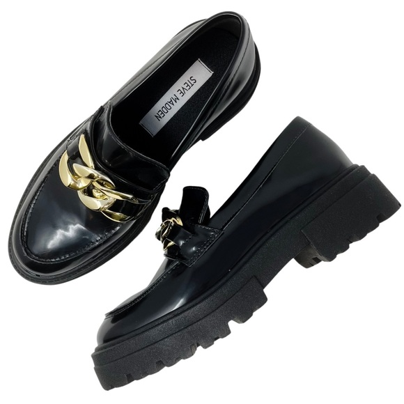 Steve Madden Makira Loafer Women’s 6 Black - Picture 2 of 14